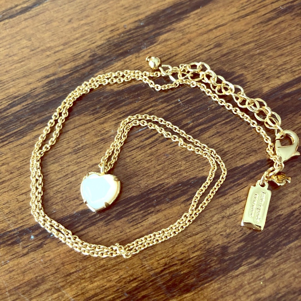 Kate Spade delicate heart necklace